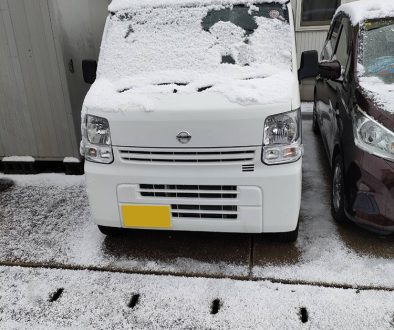 2023年11月25日（土）秋田市内で初雪観測