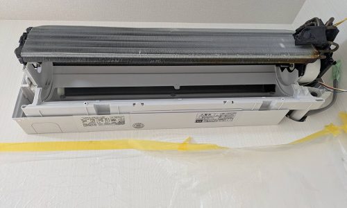 ドレンパン分解送風ファン抜き洗浄 ドレンパン分解送風ファン抜き洗浄