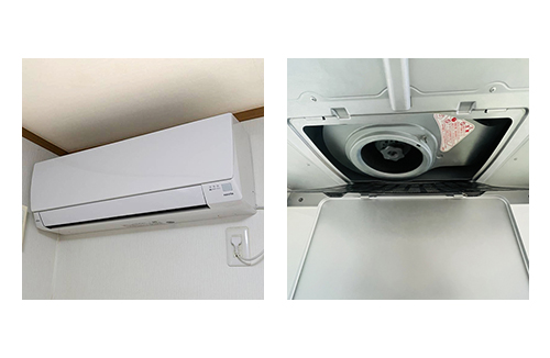 エアコンクリーニング＋レンジフード換気扇クリーニングセット